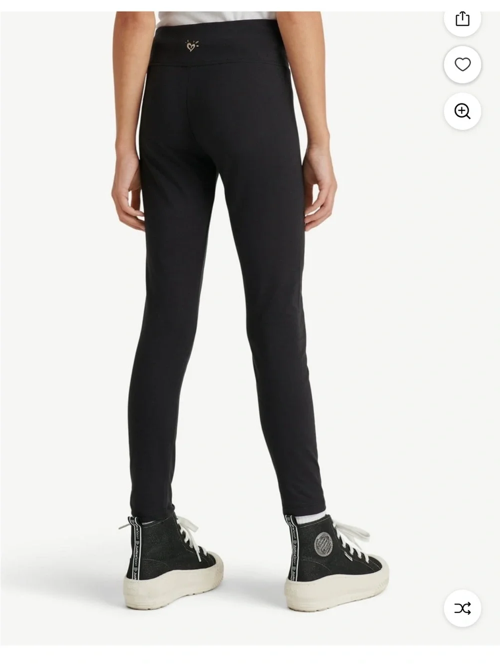 Justice Girls Core Black Leggings NWT | Soft Stretch